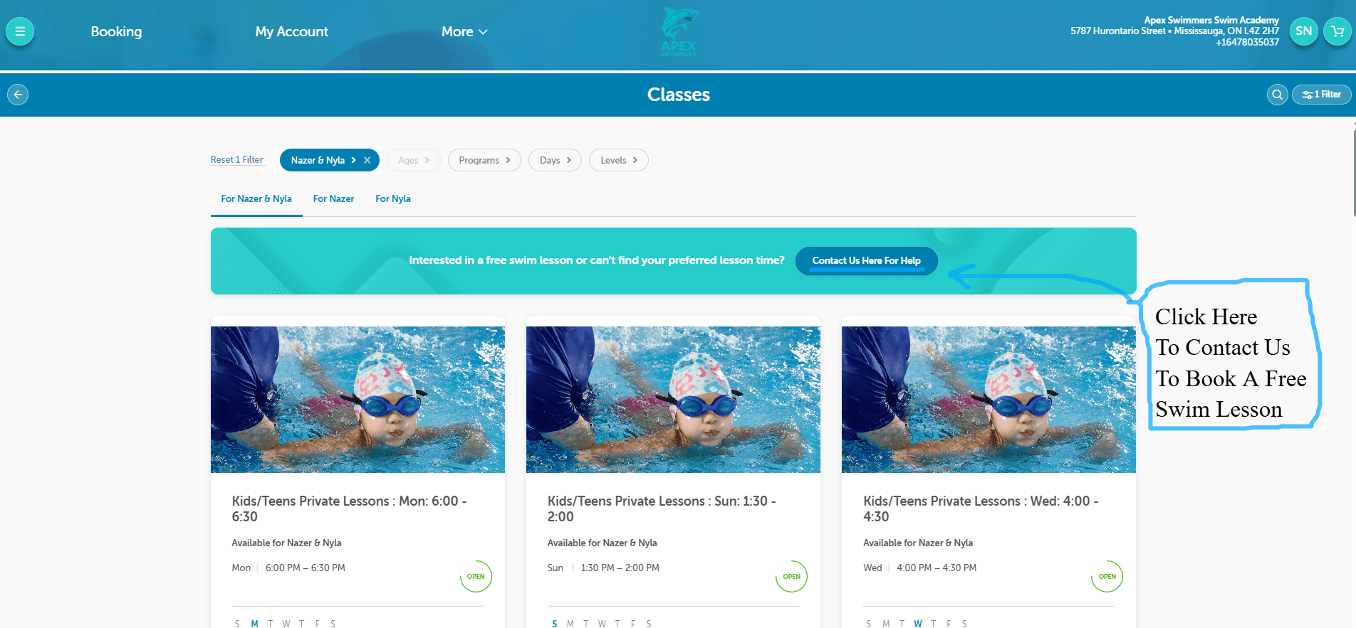 Swimming Lessons In Mississauga, Kids, teens, Adults, Swimming Lessons.